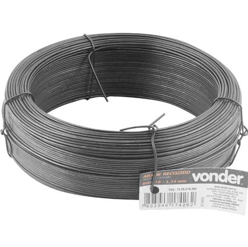 Arame Recozido BWG 18 1,24 mm 1kg – Vonder.