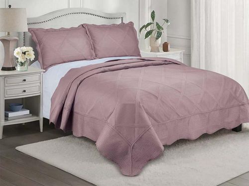 Colcha Egeu Casal 220x240 Rose - Camesa