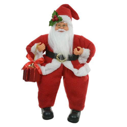 Enfeite Papai Noel em Pé 30cm - Florarte