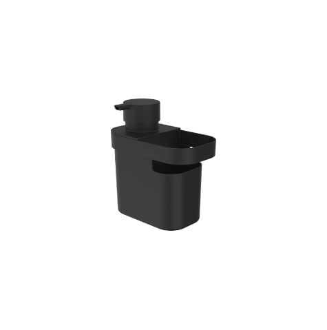 Dispenser para Detergente e Organizador de Pia Trium 650ml Preto - OU