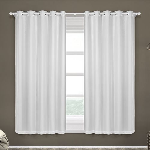 Cortina Voil Corta Luz 1,8x2m Branco - Adomes