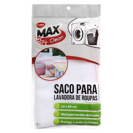 Saco para Lavadora de Roupas 50x60cm - Clink