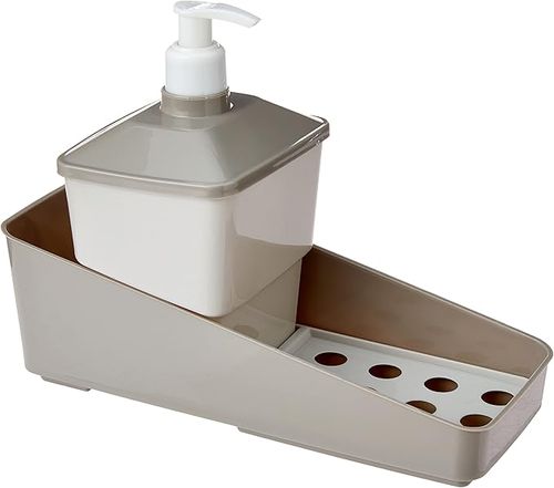 Conjunto Porta Detergente Bege - Plasutil