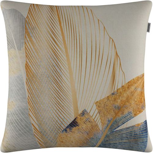 Capa Almofada Deluxe Art 45x45cm Folhagem Gold - Adomes
