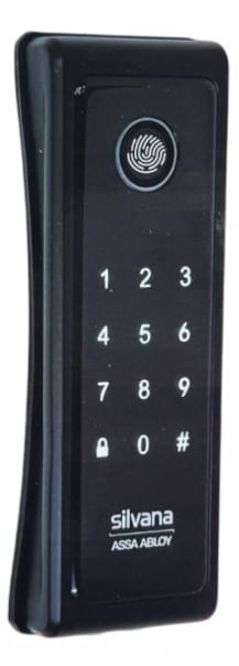 Fechadura Digital Biometria Silvana SDD220 Preto - Silvana