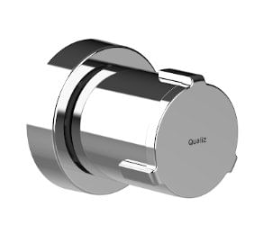 Acabamento para Registro 3/4 Redondo Cromado - Qualiz