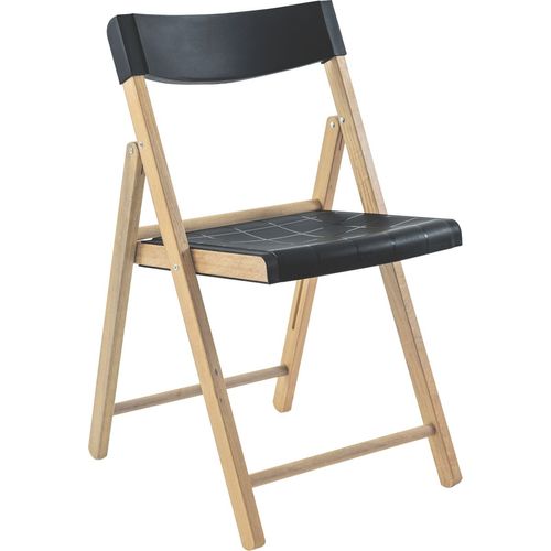 Cadeira Madeira Dobrável Potenza Preto - Tramontina