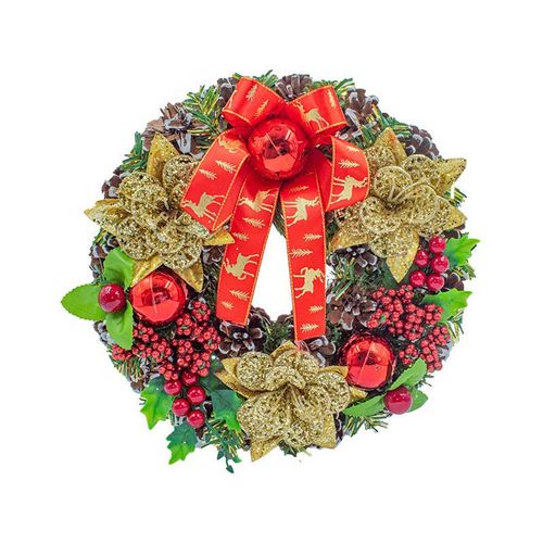 Guirlanda Natalina 25x6cm Decorada - CimToys