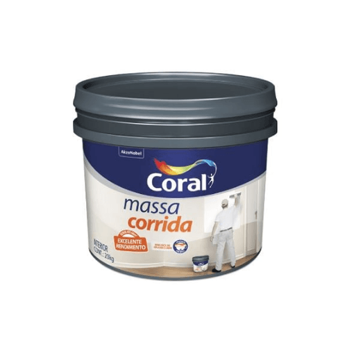 Massa Corrida Balde 20kg - Coral