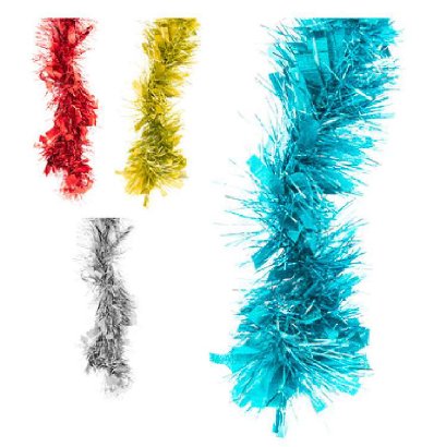 Festão Natalino Decorativo 2 metros Fino/Grosso Sortido 7cm - CimToys