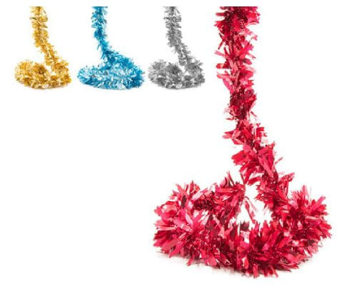 Festão Natalino Decorativo 2 metros Fosco Sortido 9cm - CimToys
