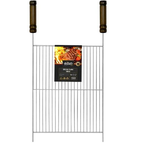 Grelha P/ Churrasqueira Plana Inox 40x50cm GR0156 - Grilazer
