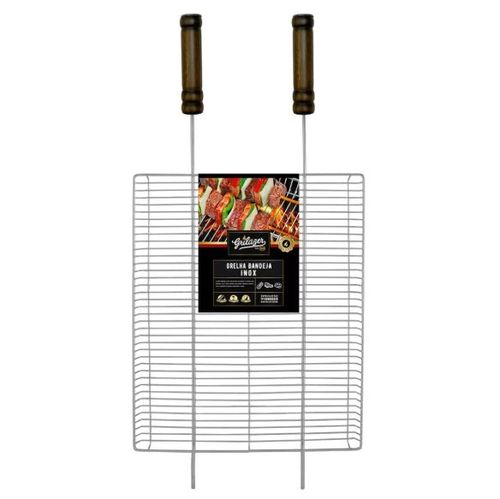 Grelha Inox com Borda Vertical M 40X50cm GR0046 - Grilazer