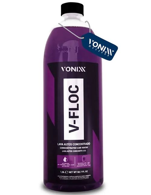 Lava Autos Concentrado V-Floc 1,5L - Vonixx