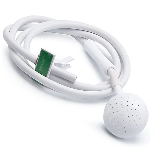 Ducha Manual Kit Shower Cromado Branco - Corona Hydra.