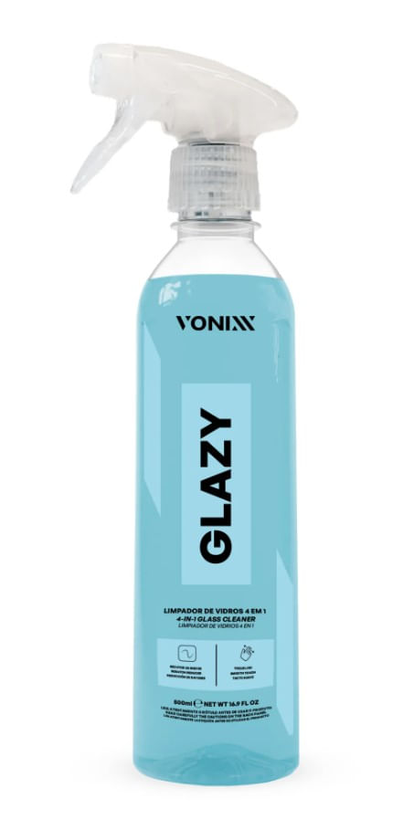 Limpa Vidro Glazy 4 em 1 500ml - Vonixx
