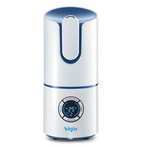 Umidificador de Ar Digital 2,5L (UDZ) Bivolt Automático Branco C/Azul - Elgin