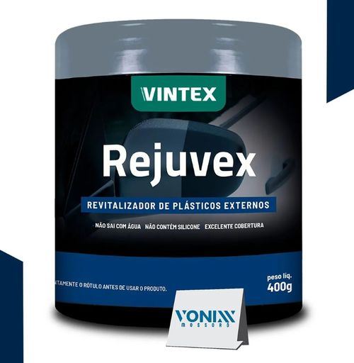 Rejuvex Revitalizador Automotivo de Plásticos Externos 400G - Vonixx