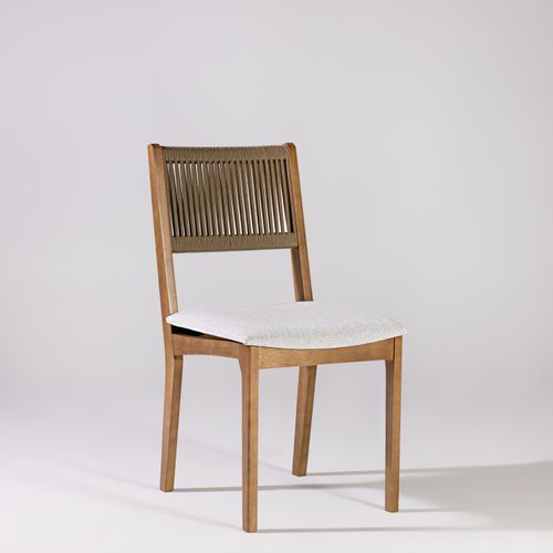 Cadeira Tune Sem Braço Verniz Mel - Casa & Jardim