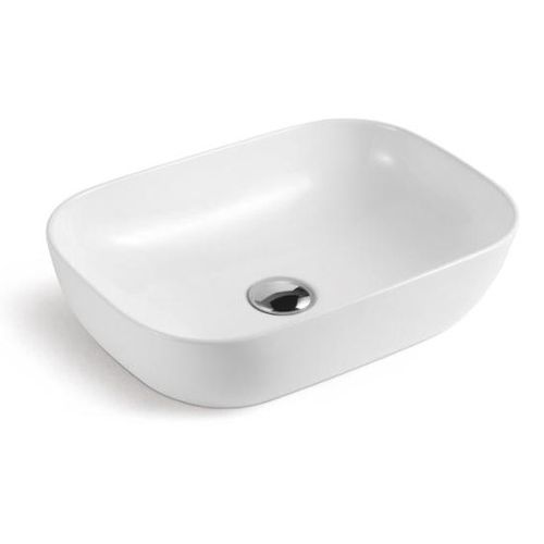 Cuba de Apoio Retificado 46x32cm Branco FMTP493A - Qualiz