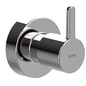 Acabamento para Registro 3/4 Redondo Cromado - Qualiz