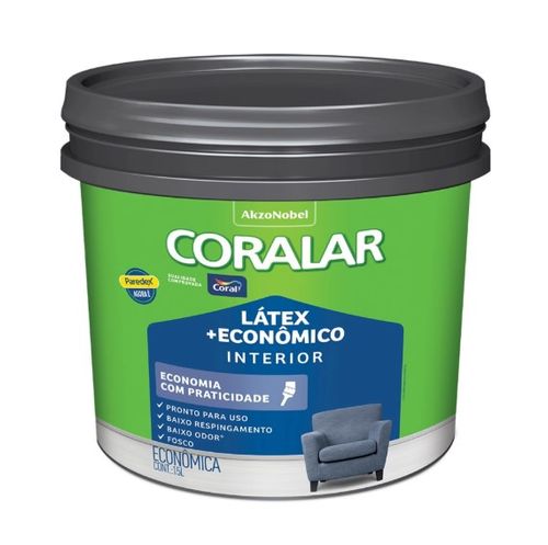 Tinta Acrílica Látex Mais Econômico 15L Branco Neve - Coral