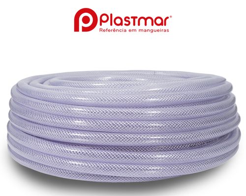 Mangueira de PVC 50m 1"" Trançada - Plastmar.