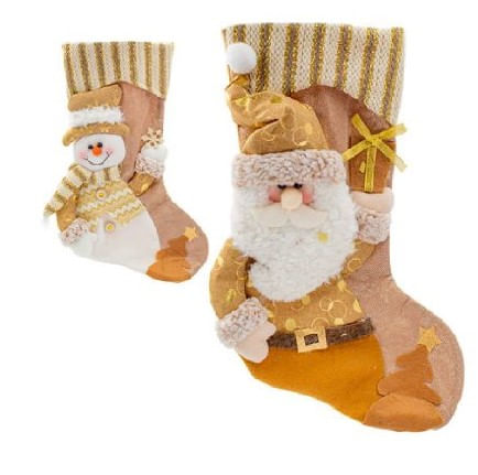 Bota Natalina Decorativa 45cm 2 Modelos Sortidos - CimToys