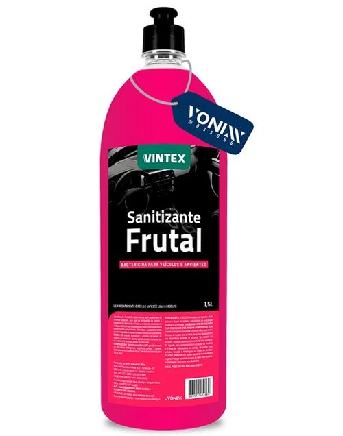 Sanitizante Frutal 1,5L Bactericida P/ Veículos e Ambientes - Vonixx