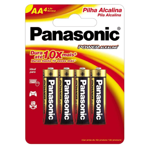 Pilha AA Alcalina CTR C/4 unidades - Panasonic