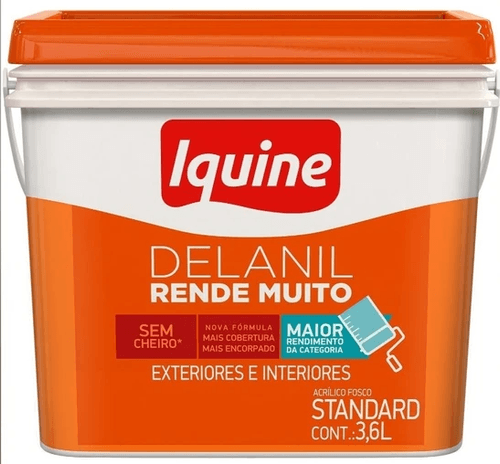 Tinta Acrílica Delanil Rende Muito Areia 3,6L - Iquine