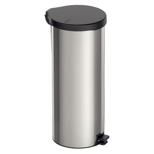 Lixeira com Pedal New em Aço Inox com Acabamento Polido 30L - Tramontina