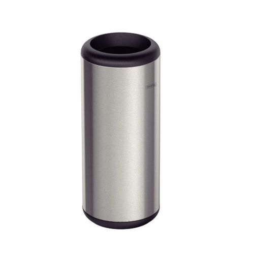 Lixeira Inox Portofino 15L Acabamento Acetinado e Aro e Base em Polipropileno - Tramontina